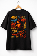 Oversized Full Jesus é o Caminho Preta - Frente