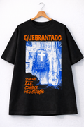 Oversized Full QUEBRANTADO Preto - Frente