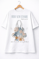 Oversized Edition Orai Sem Cessar Branco - Frente