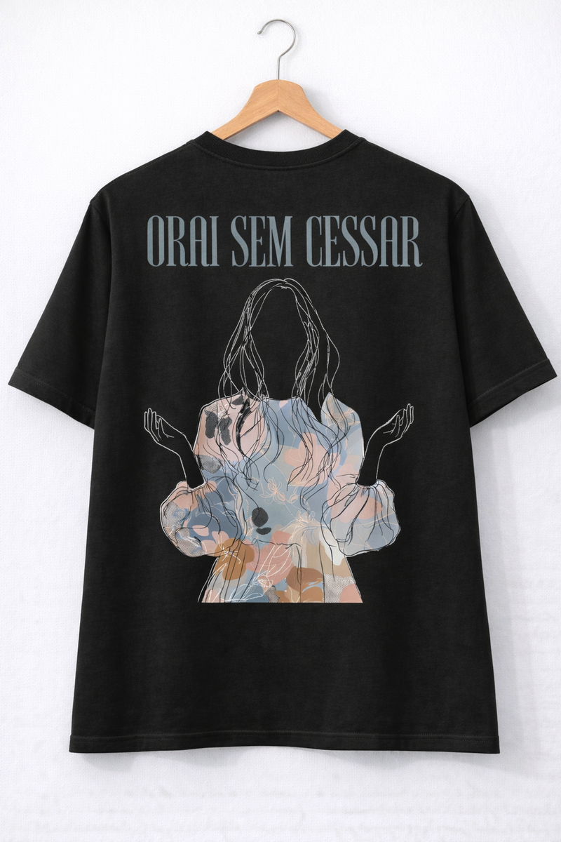 Oversized Edition Orai Sem Cessar Preto - Costa