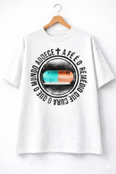 oversized Medicina Divina  Branca - Frente
